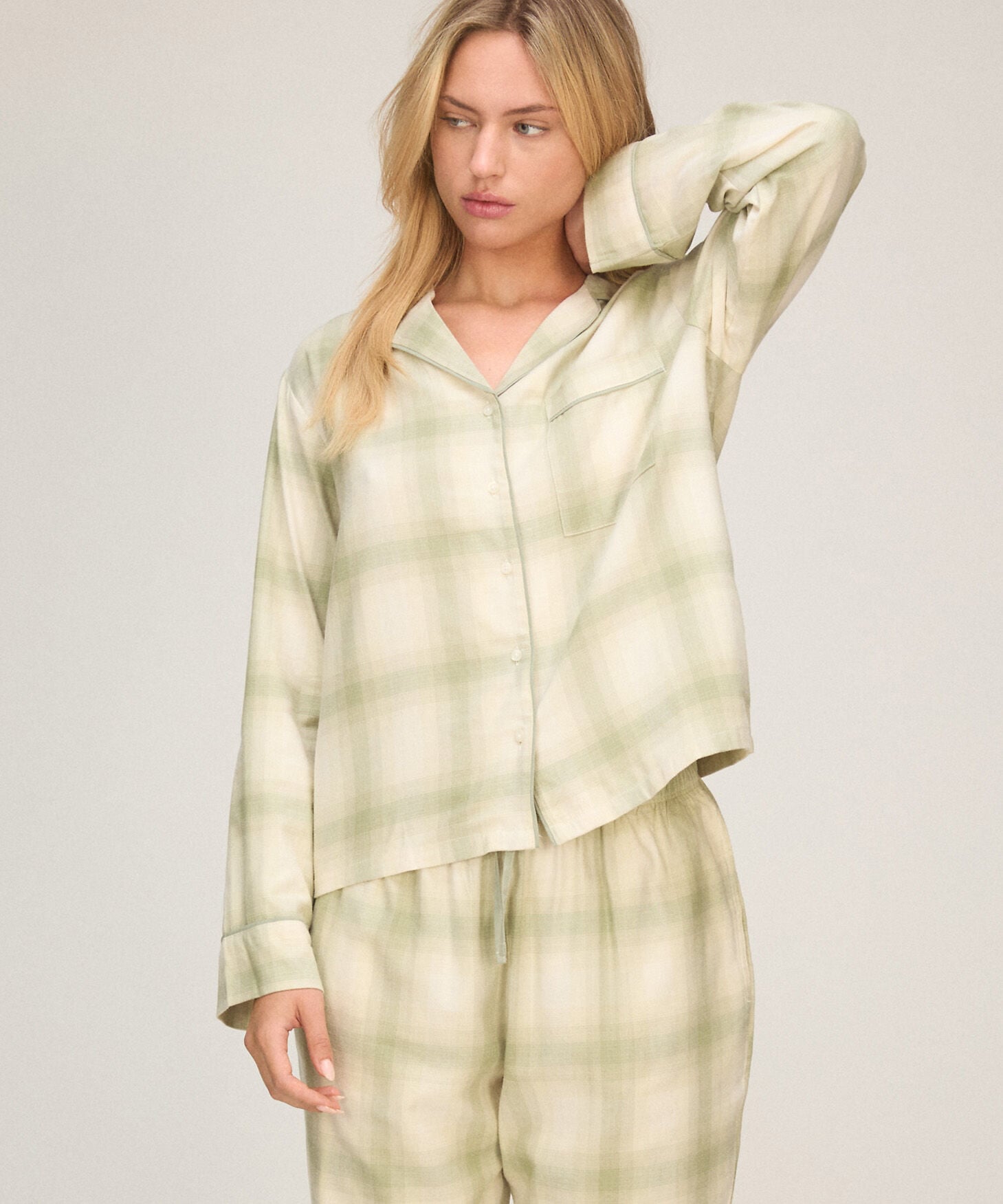 Pyjamaskjorte Longsleeve Woven