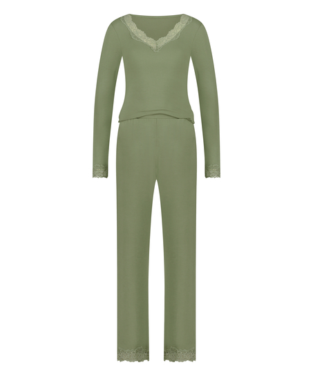 Pyjamassæt, grøn