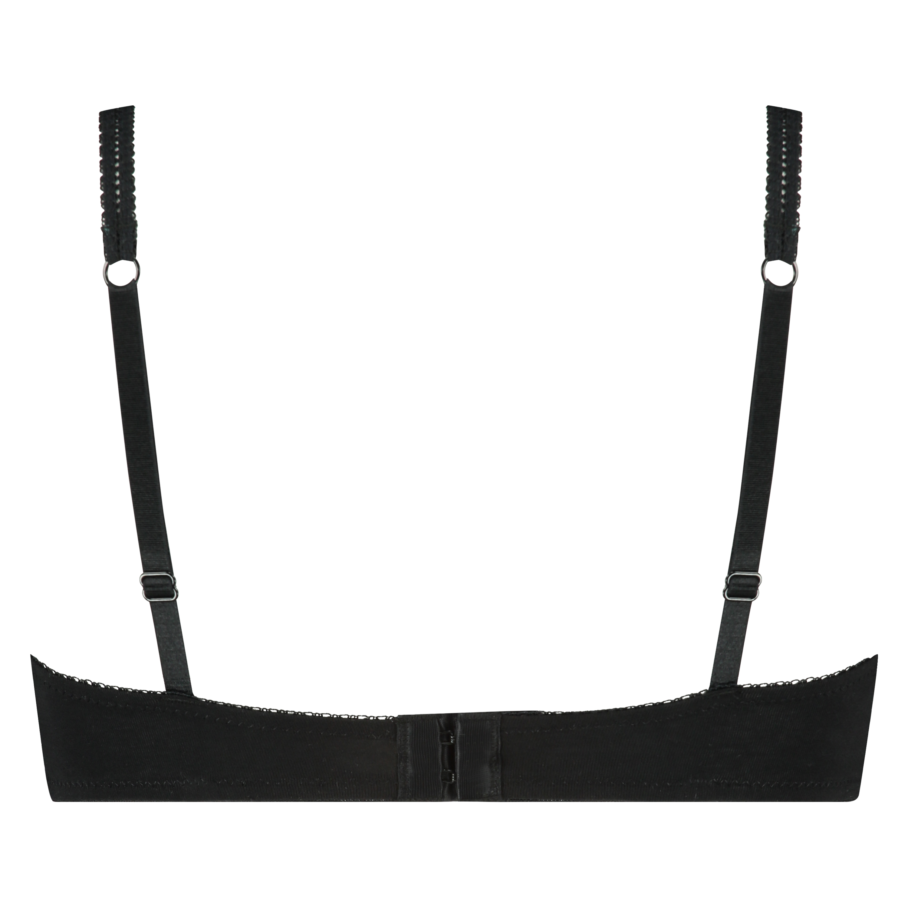 Formstøbt bøjle-bh Secret Lace bomuld, Sort, main