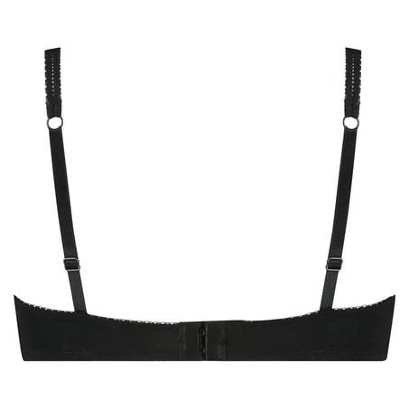 Formstøbt bøjle-bh Secret Lace bomuld, Sort