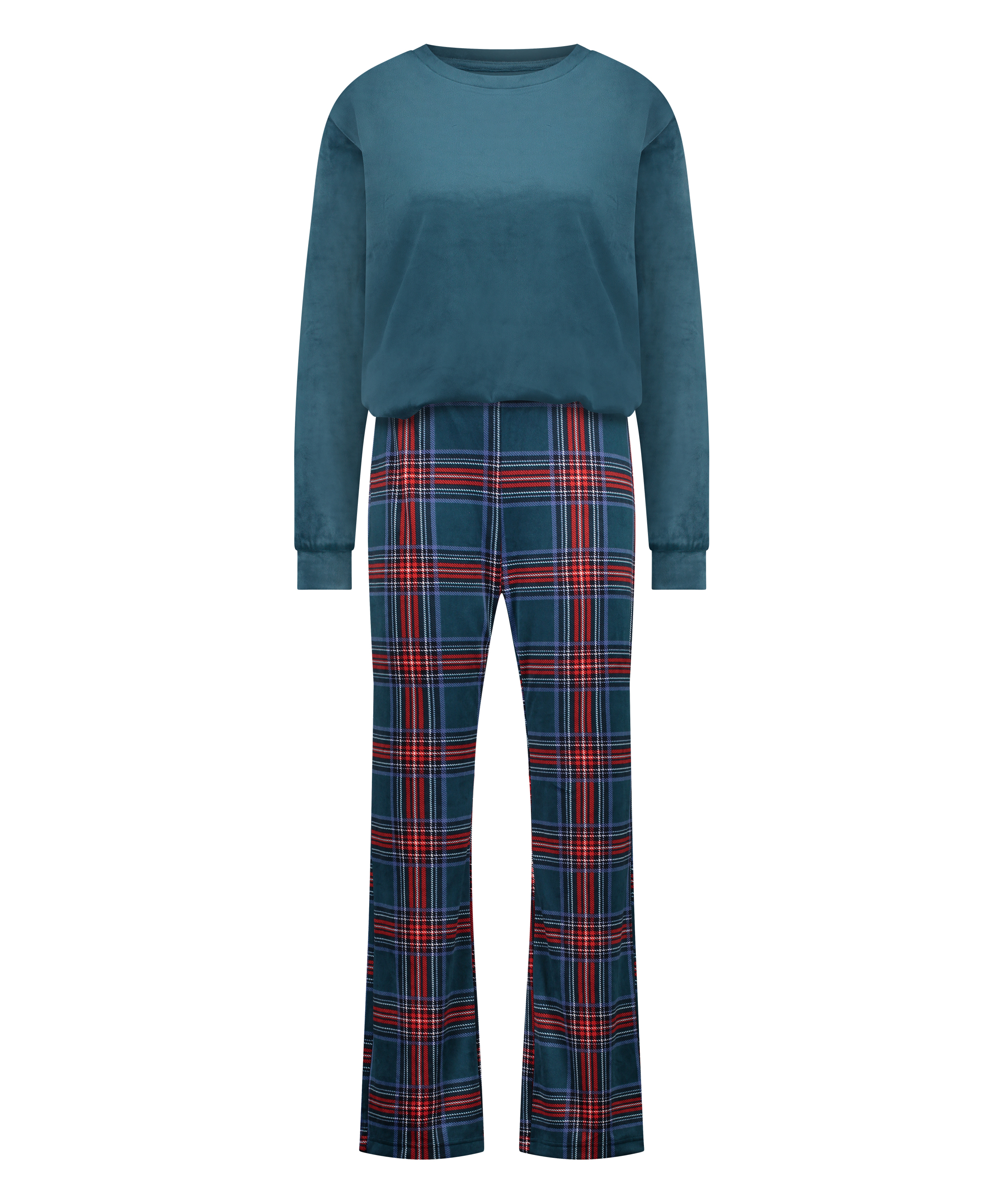 Pyjamasæt med taske, blå, main