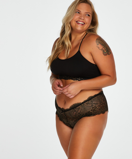 Seamless bralette Marine, Sort