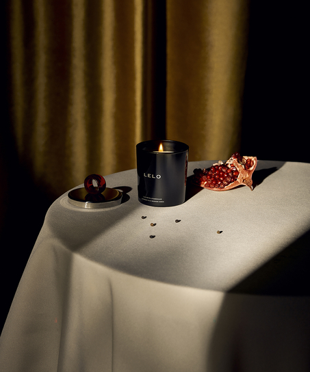 LELO Massage Candle sort peber og granatæble, pink