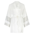 Kimono satin Bridal, hvid