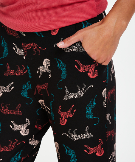 Petite Pyjamasbukser Jersey, sort