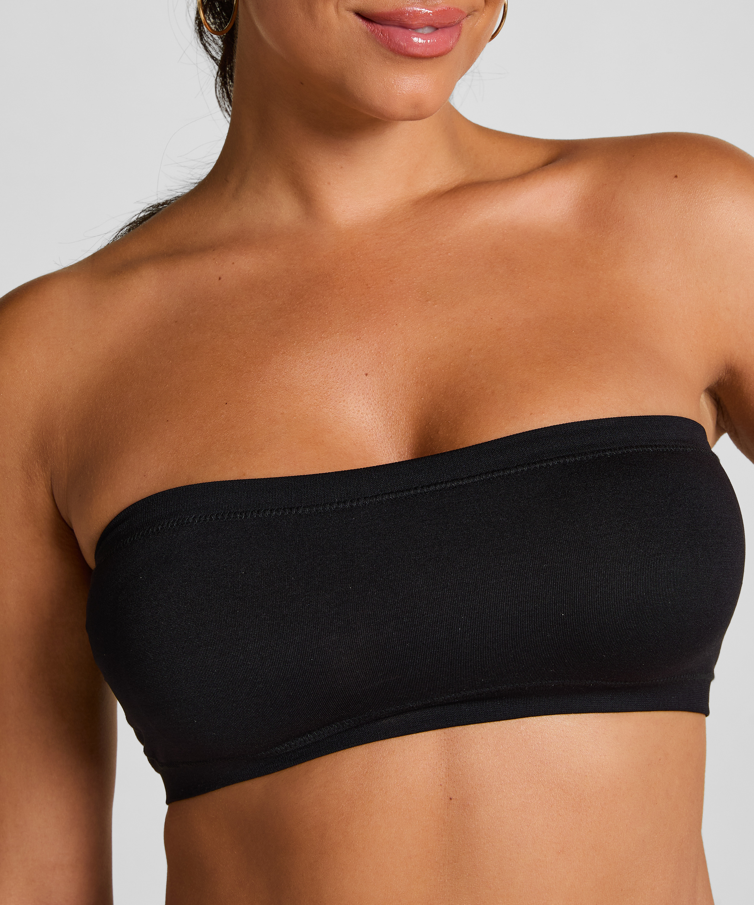 Dide bandeau bralette, Sort, main