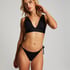 Luxe string bikinishorts, sort