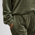 Pyjamasbukser i velour, Grøn