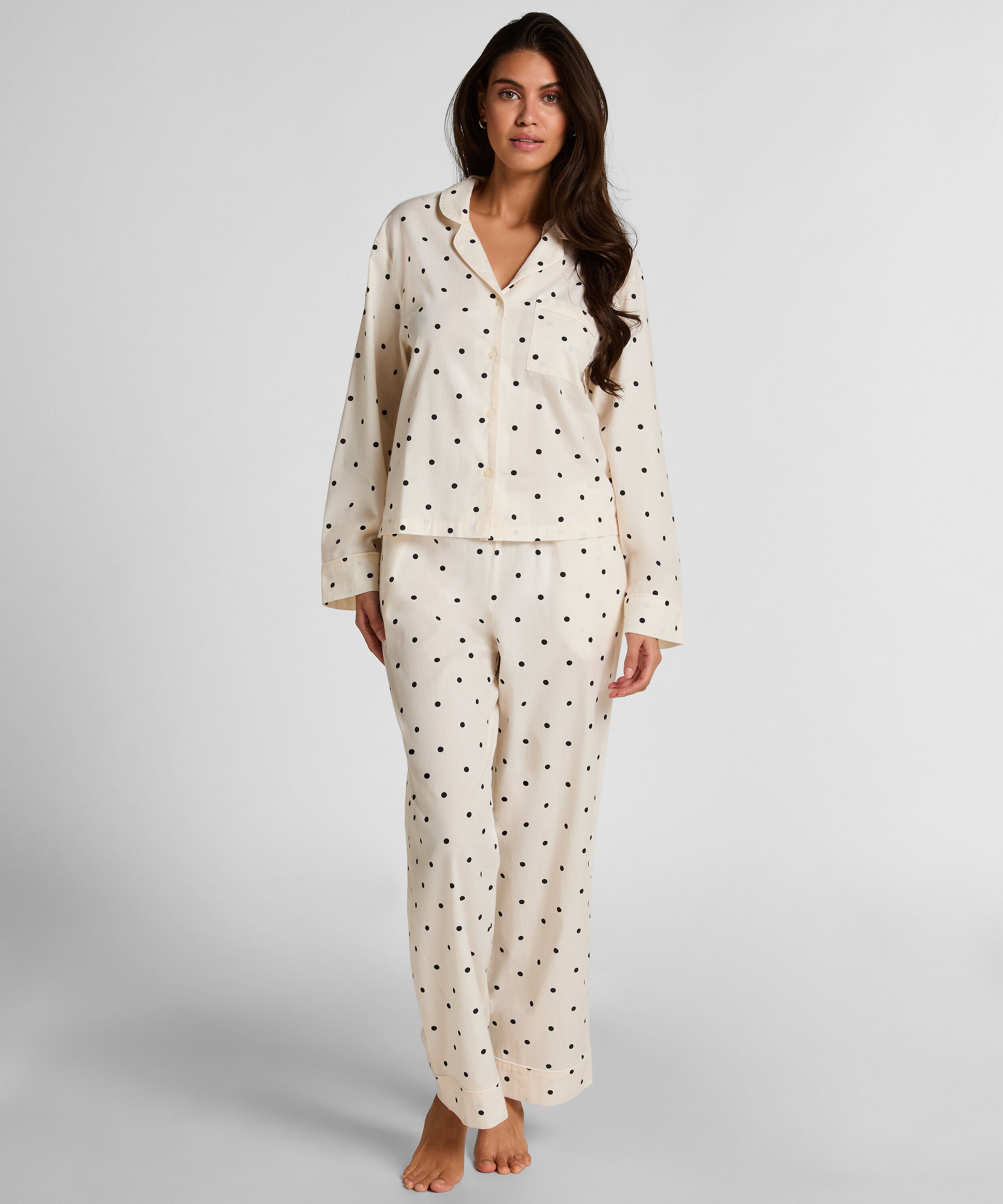 Bomuldsakke med prikker