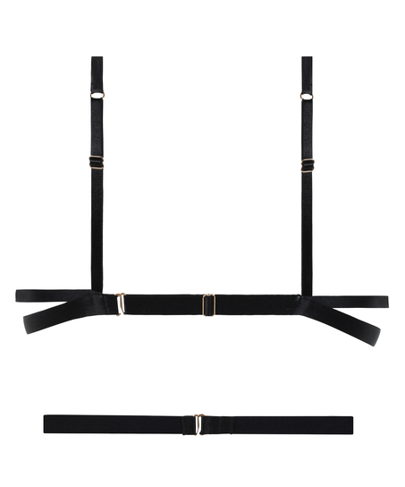 Bralette Nisha, Sort