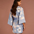 Kimono Isla, blå
