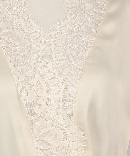 Kimono All Over Lace, Hvid