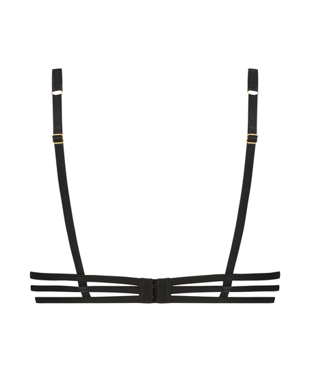 Ikke-formstøbt bøjle-bh Alex Pride, Sort