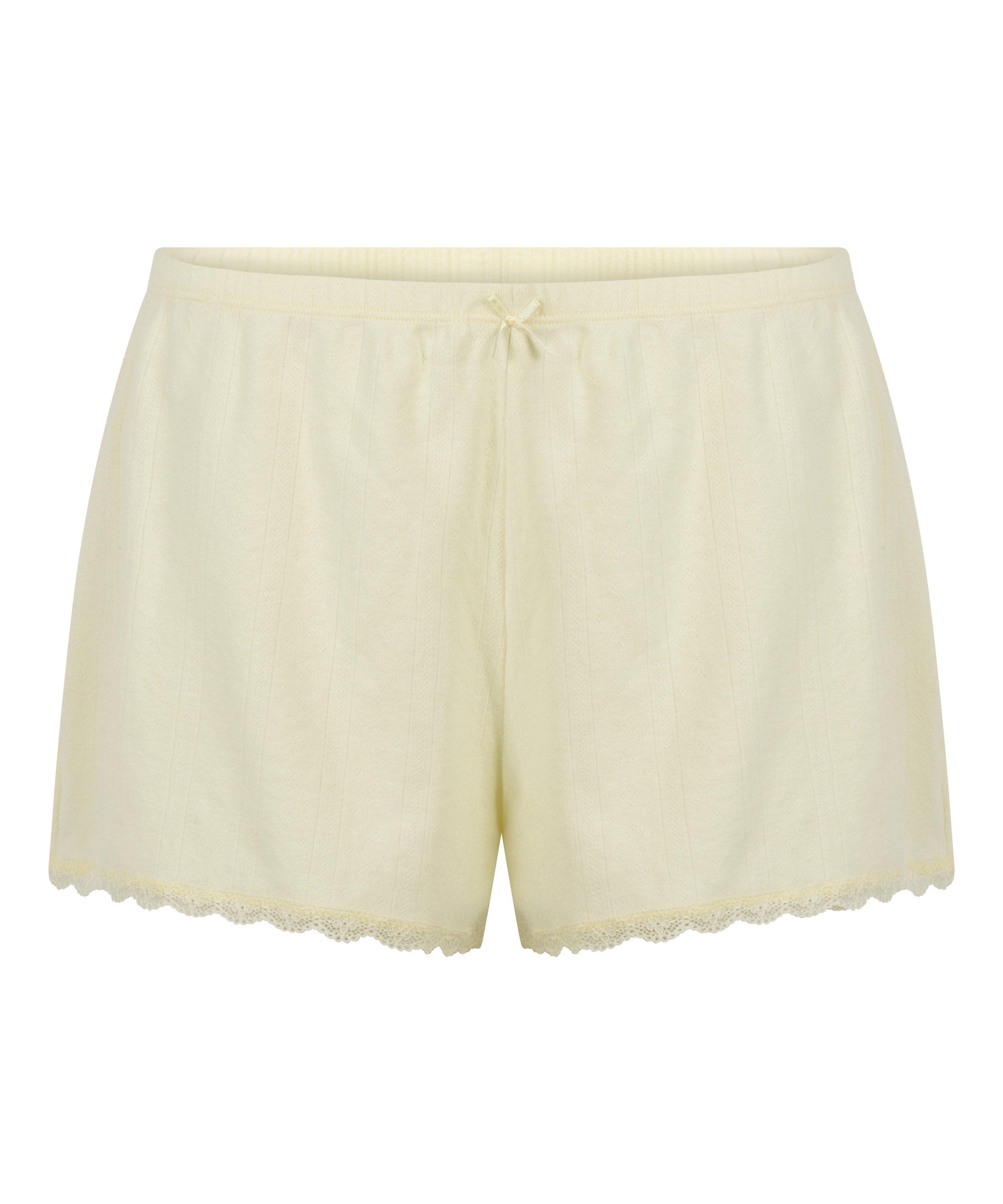 Pointelle shorts, Gul, main