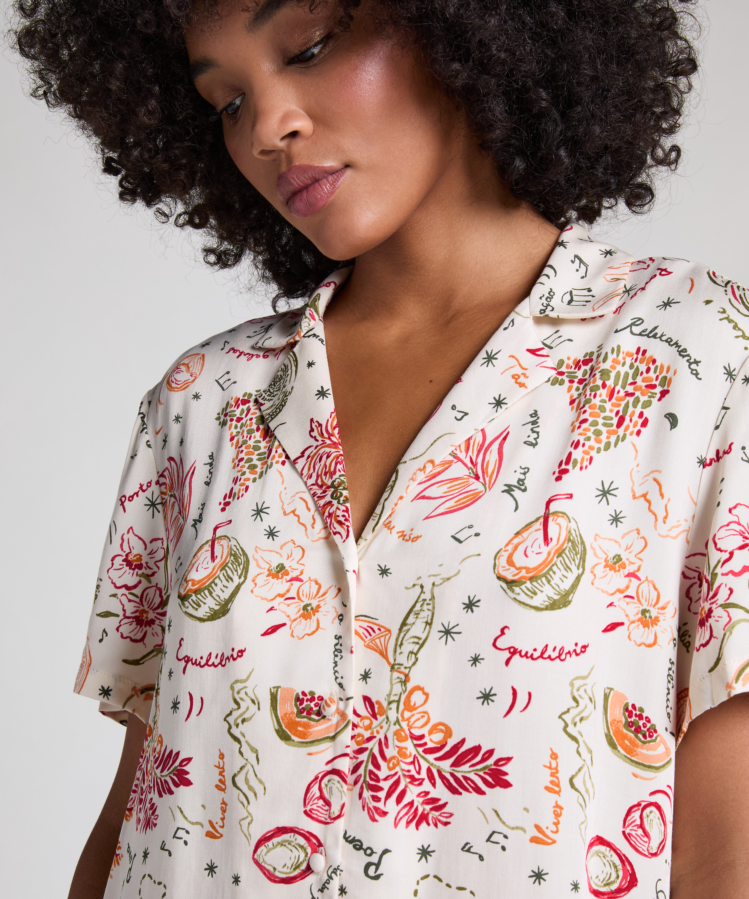 Satinjakke, Hvid, main