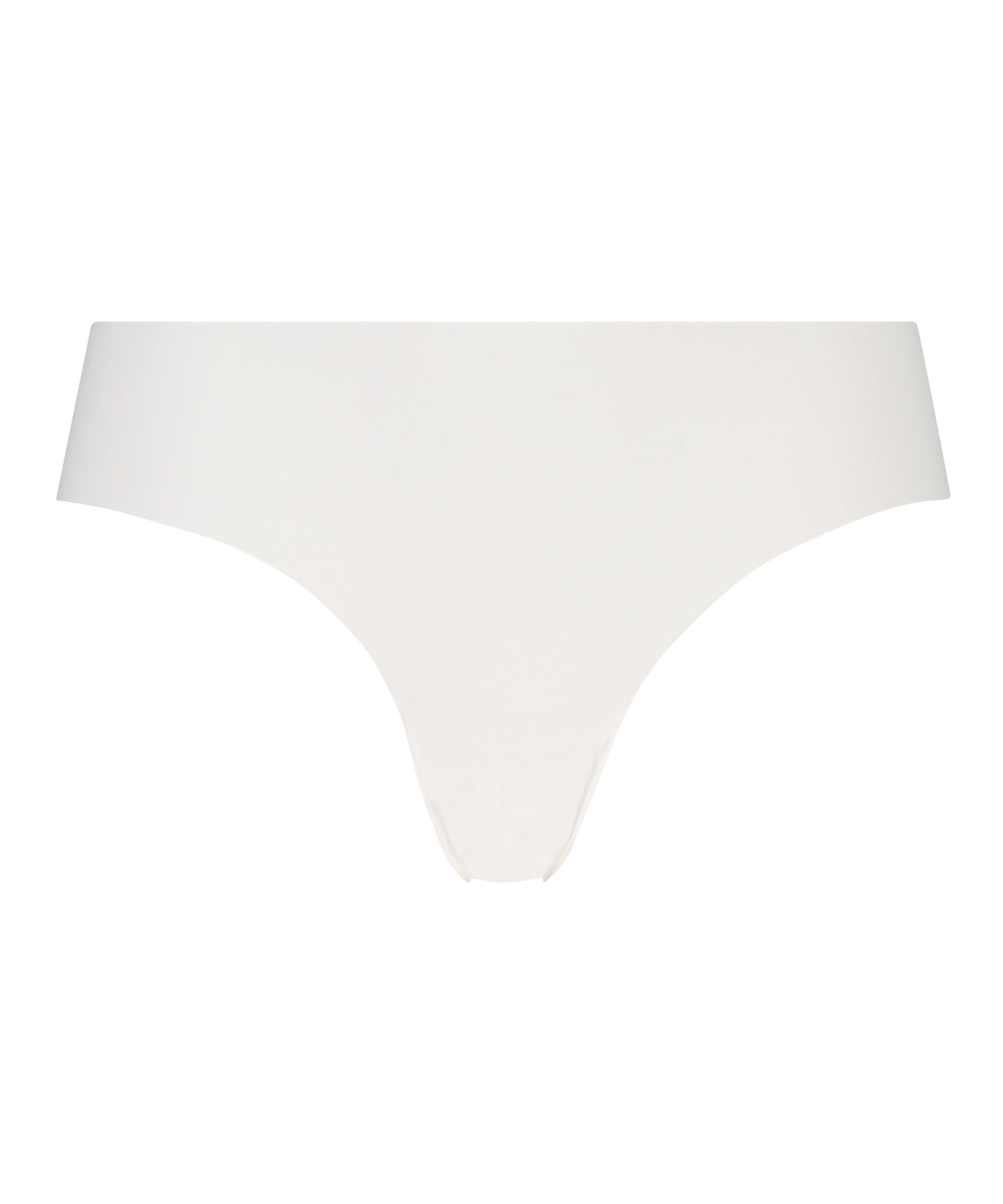 Invisible brasiliansk trusse, hvid, main