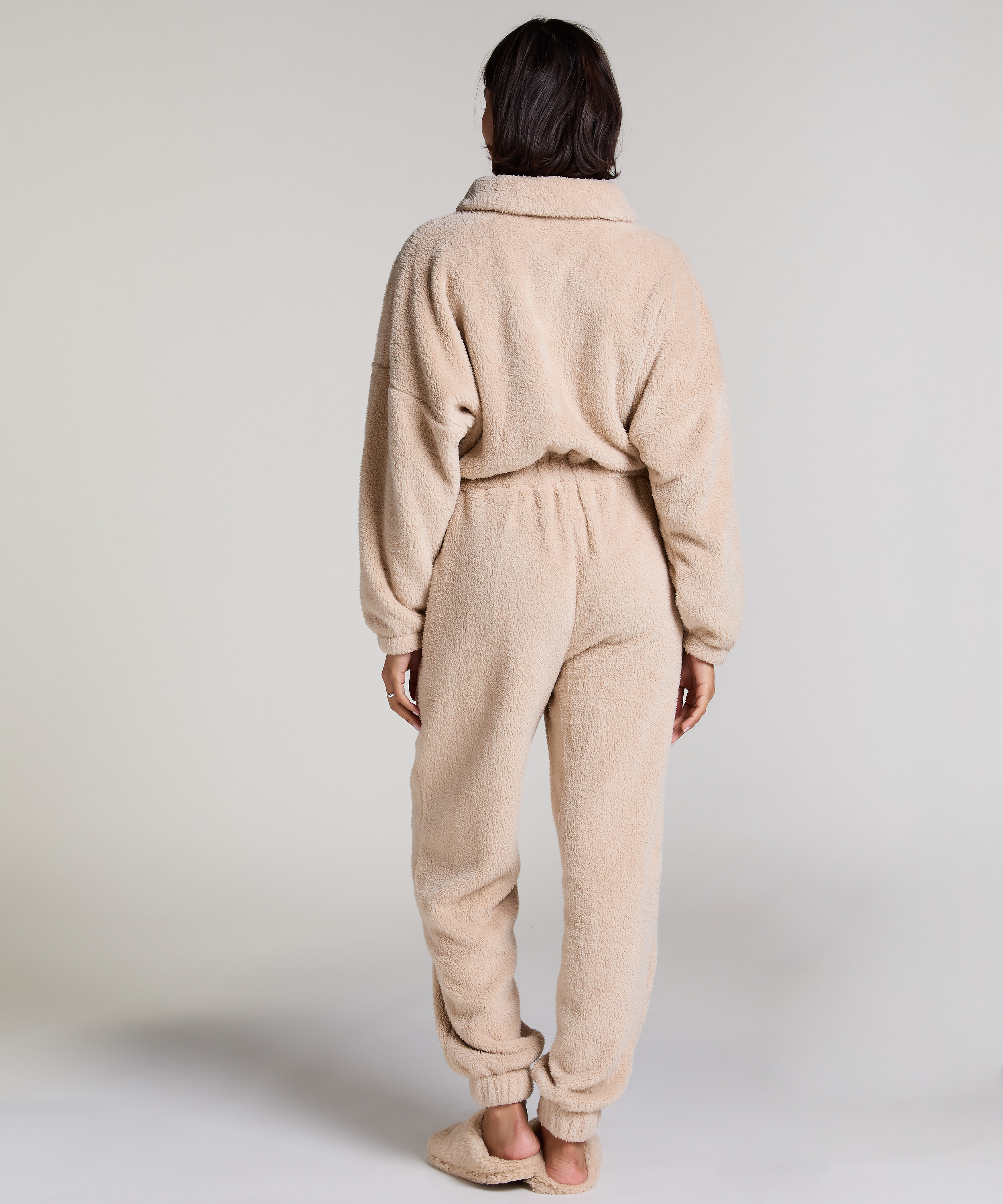 Onesie Fleece, Beige, main