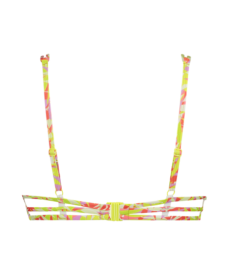 Formstøbt push-up-bikinitop Marrakesh, Grøn