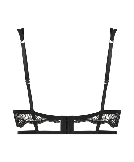 Ikke-polstret longline-b&oslash;jle-bh Lyra, Sort