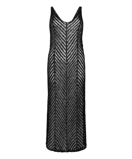 Pailletkjole, sort