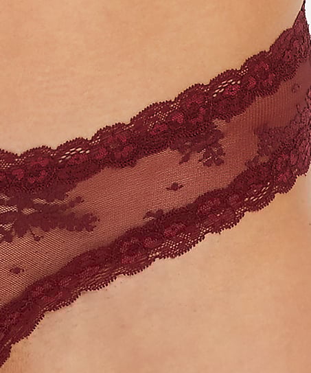 Brasiliansk trusse V-shape Mesh, Rød