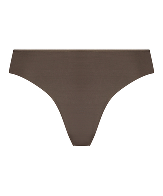 Usynlig g-streng Lace Back, Brown