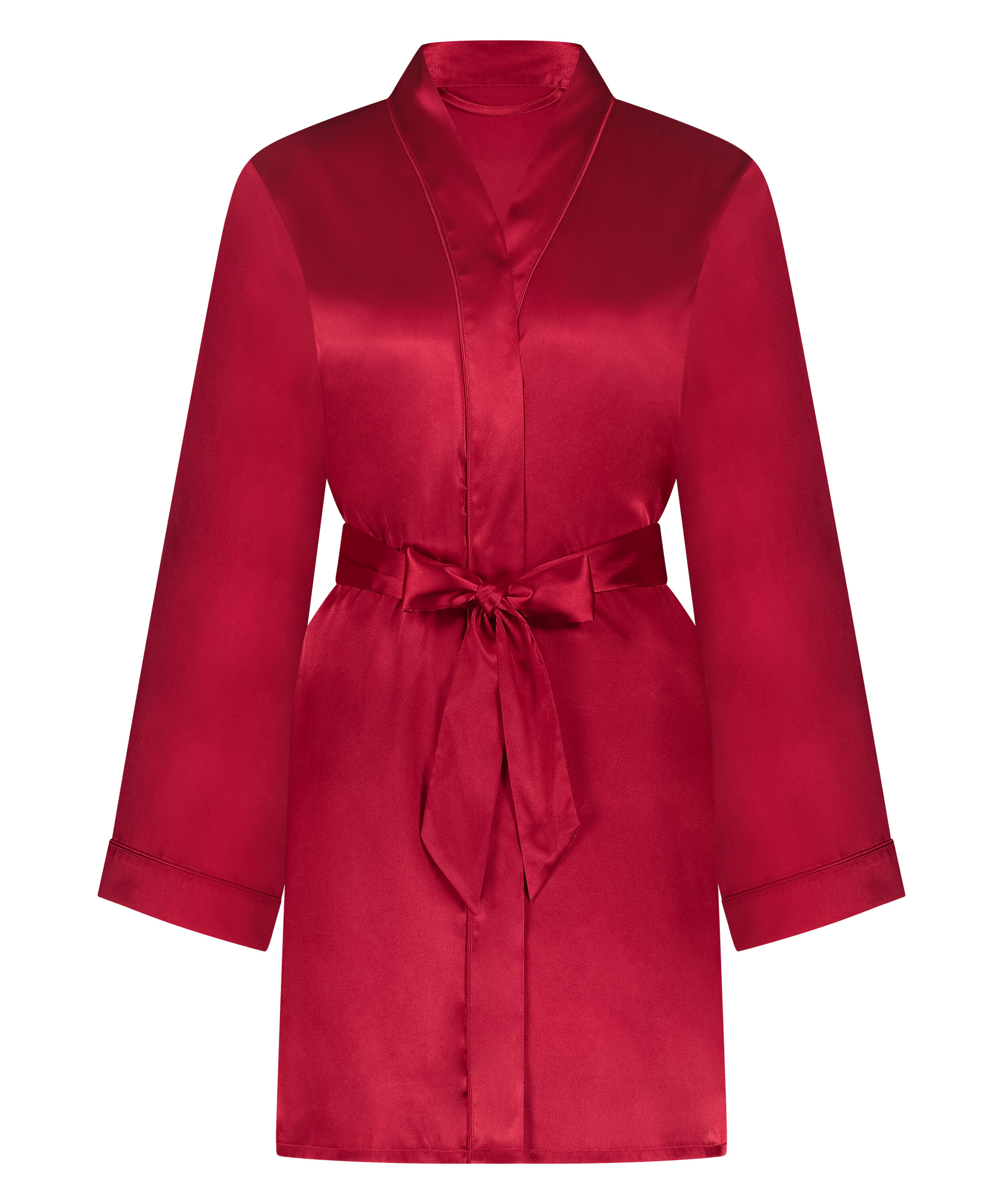 Satin kimono, R&oslash;d