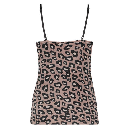 Cami Velours leopard, Lyserød
