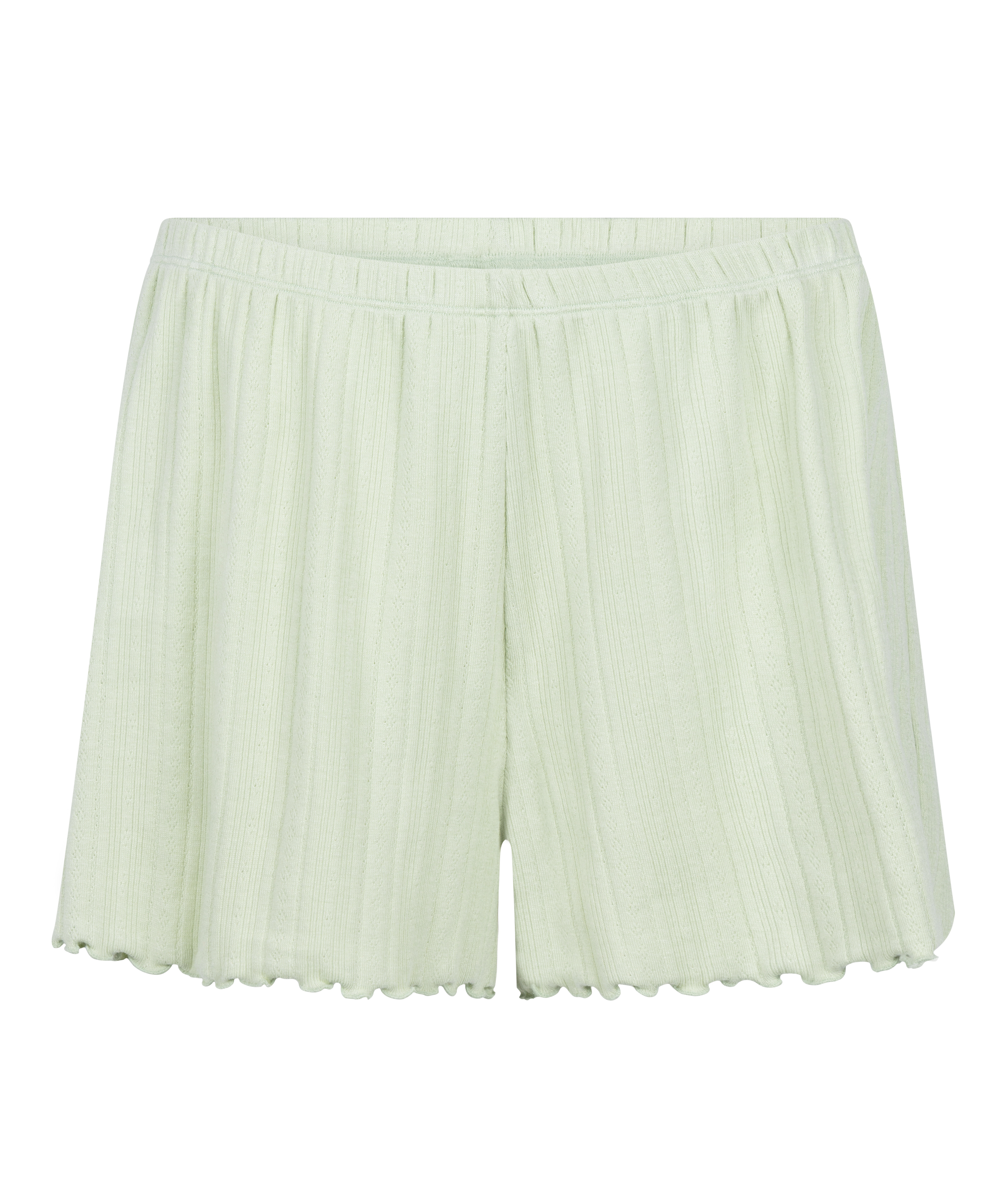 Pointelle shorts, Grøn, main