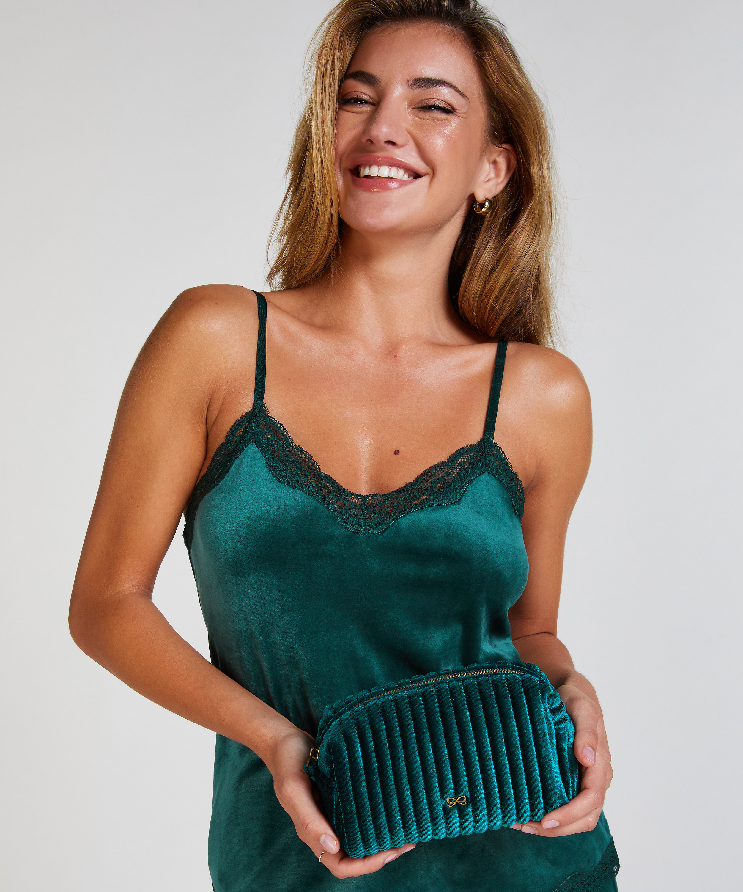 Makeuptaske, Grøn, main