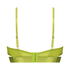 Ikke-formstøbt longline bøjle-bh Sable, Grøn