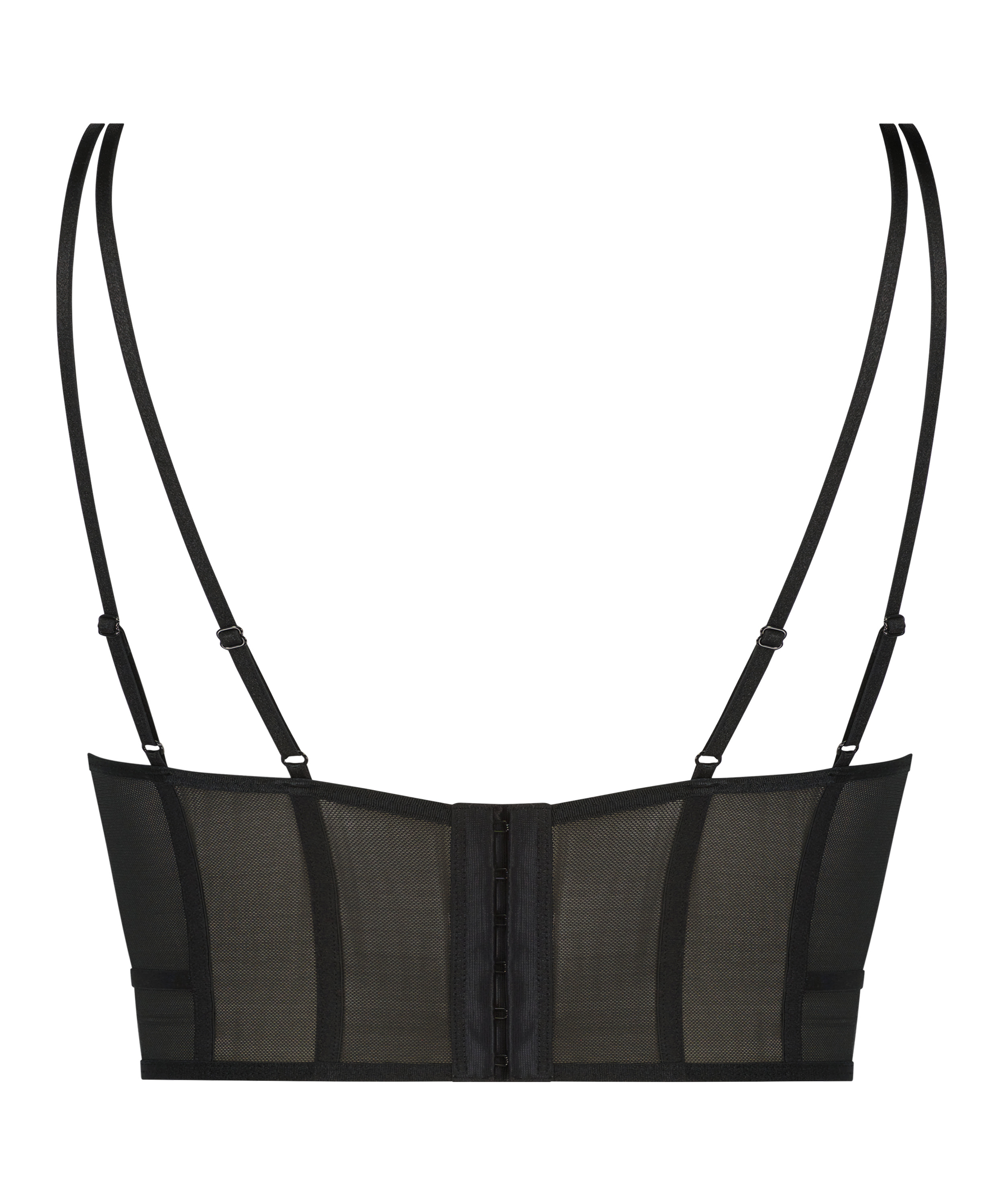 Ikke-formst&oslash;bt longline b&oslash;jle-bh Boujee, Sort, main