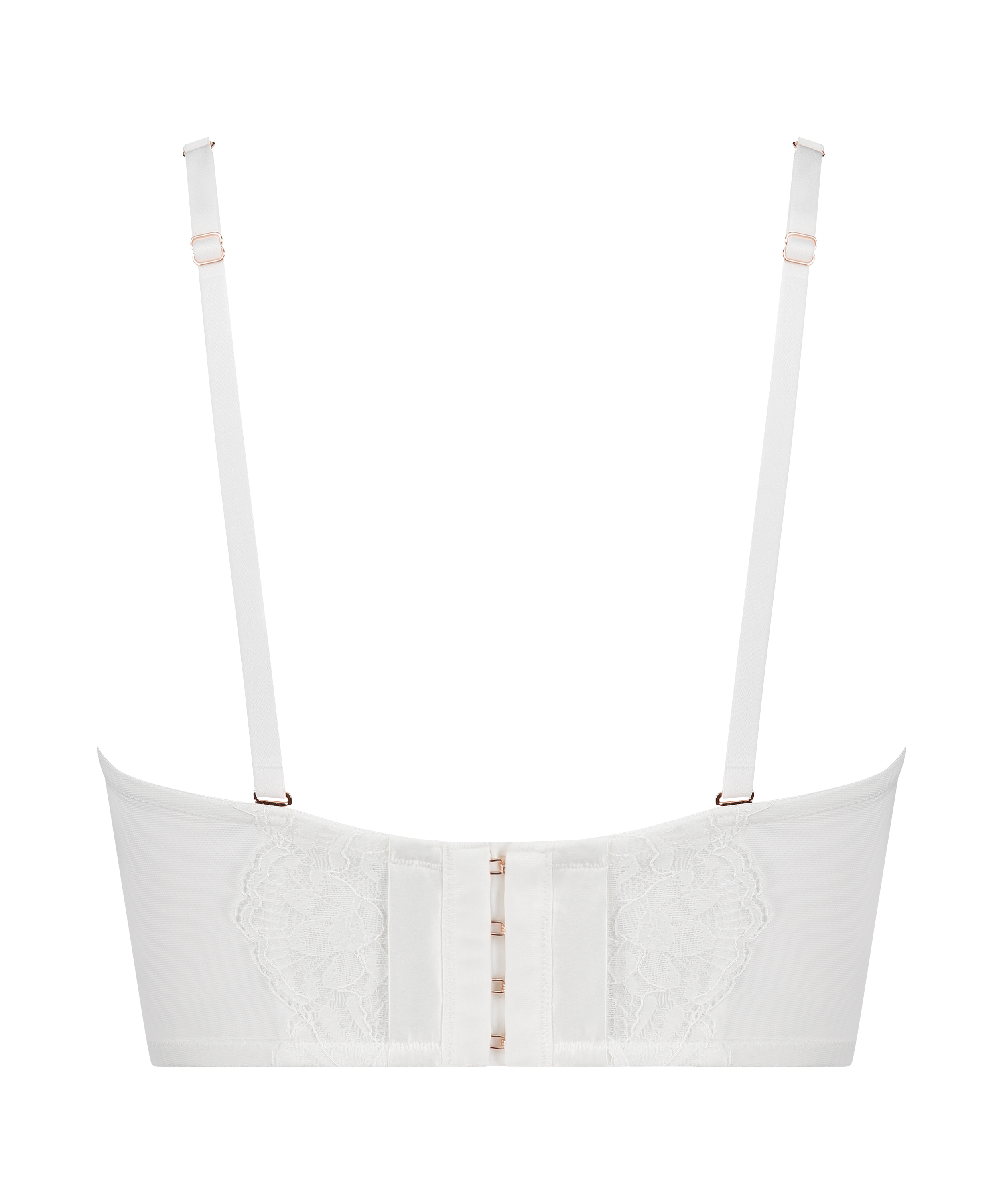 Formstøbt stropløs bøjle-bh Jamie, Hvid, main