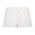 Pyjamasshorts Pointelle, Hvid