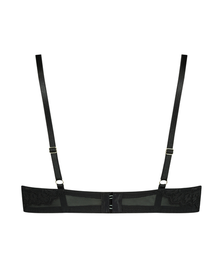 Ikke-formstøbt bøjle-bh Claire, Sort