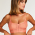 Bralette longline Sexy Mesh, Orange