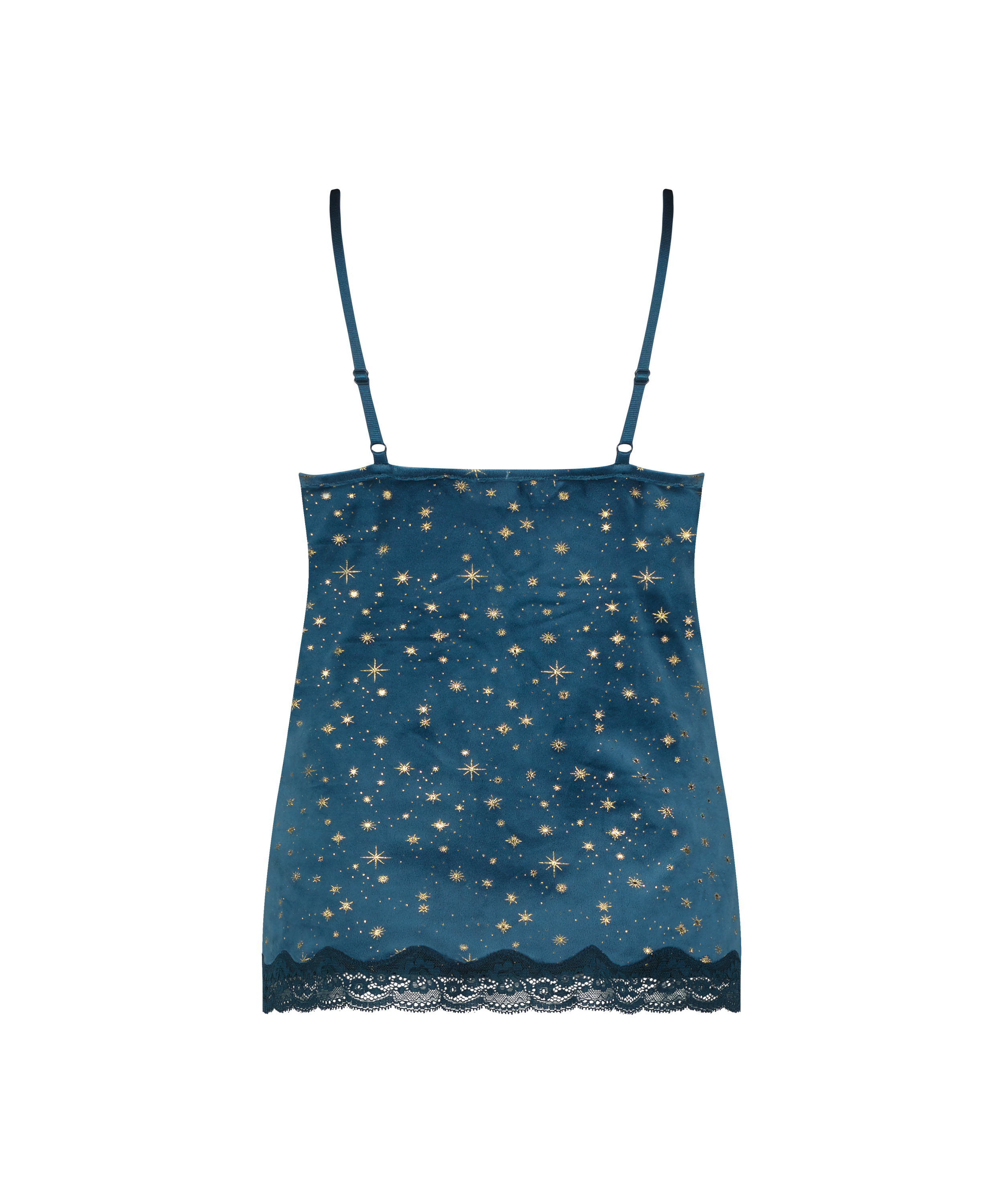 Velours Lace cami, Bl&aring;, main