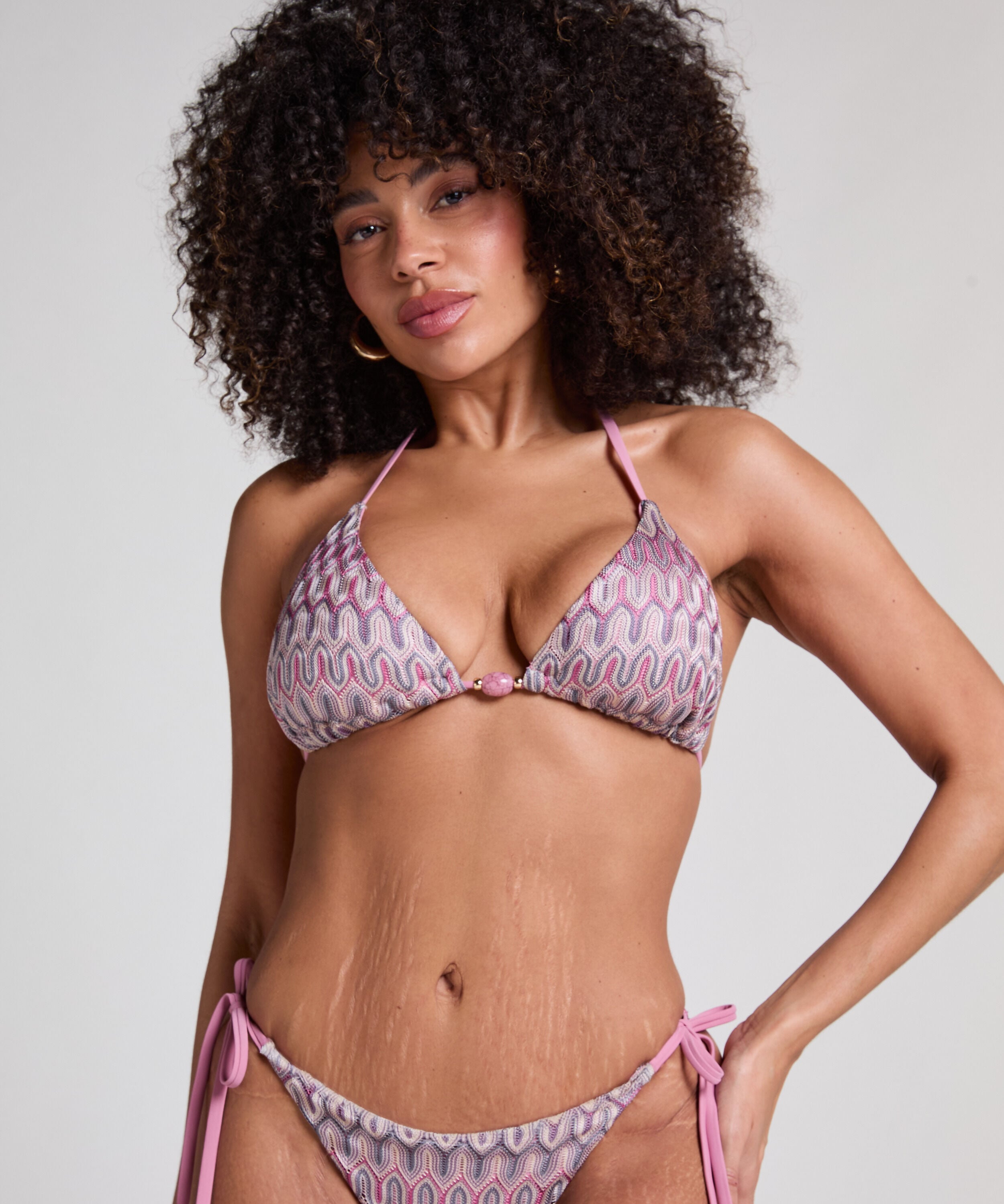 Trekantsbikinitop Cali, Lyserød
