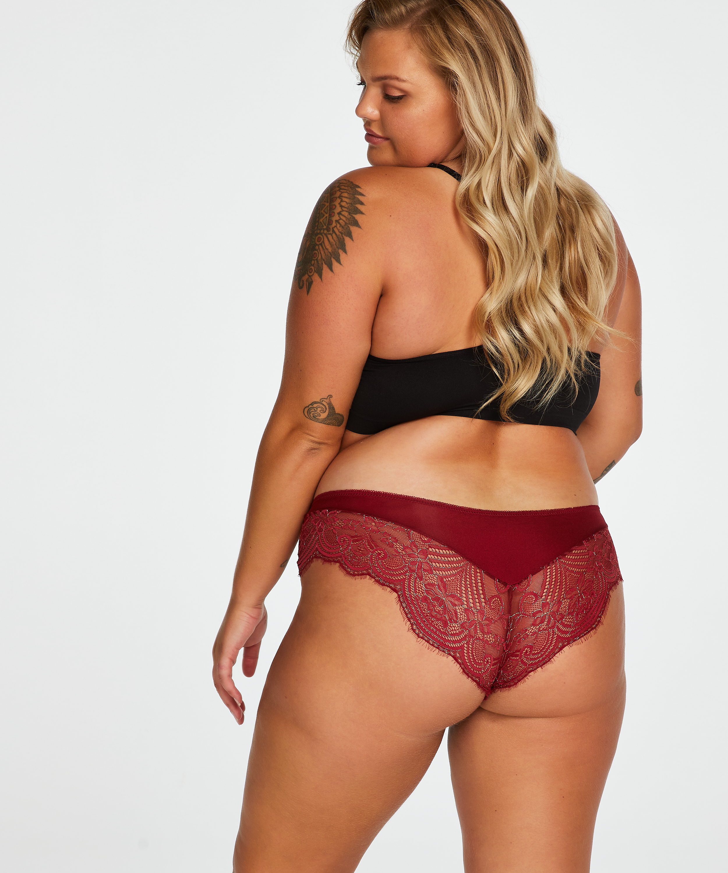 Brasiliansk trusse short Selena, rød, main