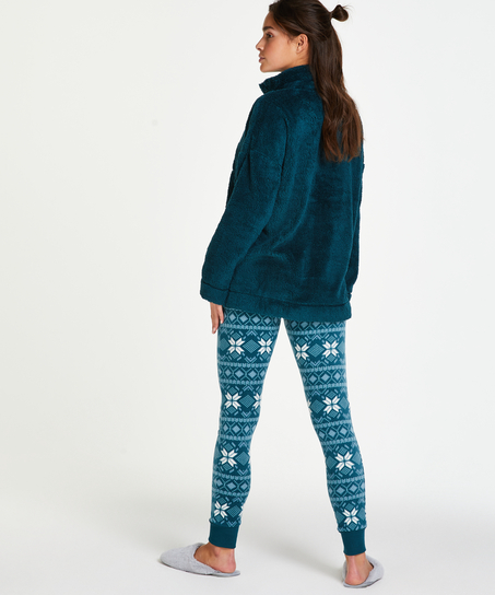 Cardigan Snuggle fleece, Bl&aring;