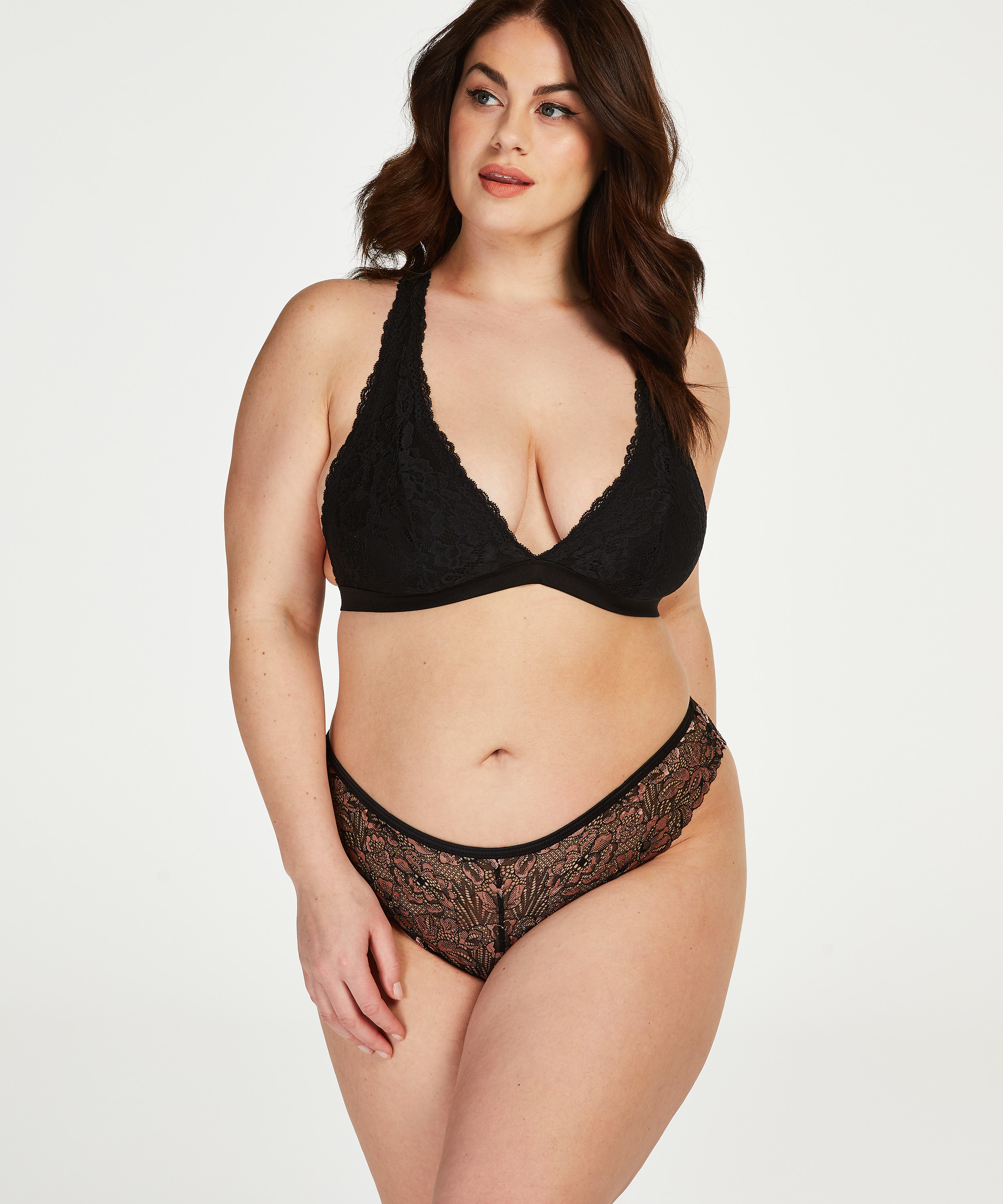 Bralette Alexis, Sort, main