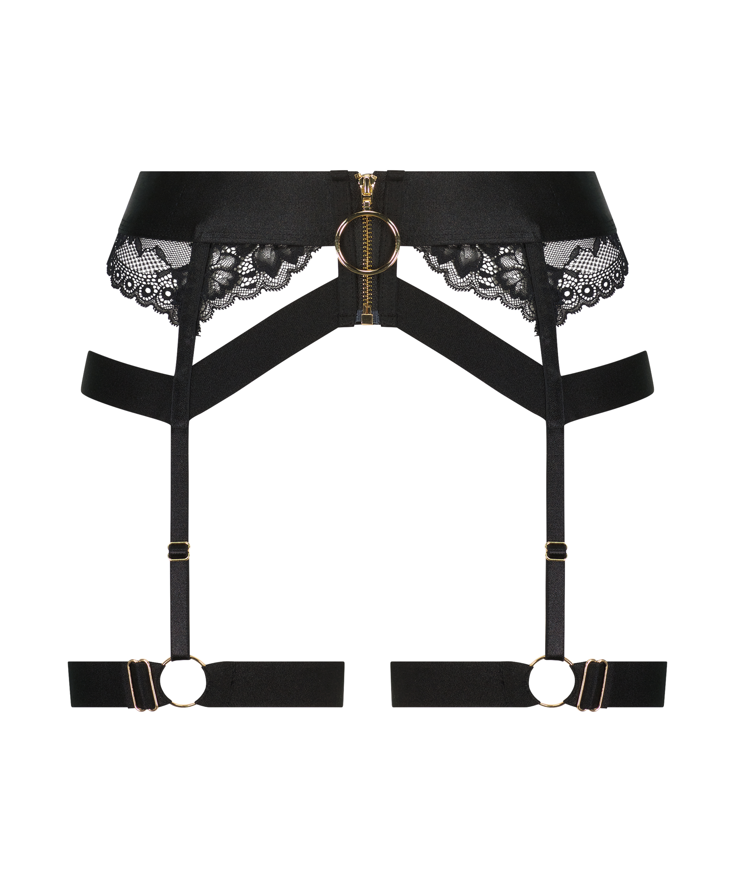 Clementine strømpeholder, Sort, main