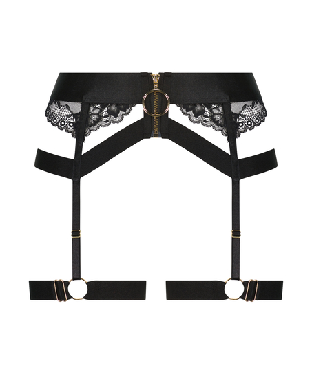 Clementine strømpeholder, Sort