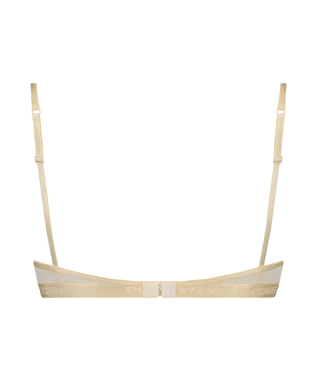 Ikke-formstøbt bøjle-bh Honey, Hvid