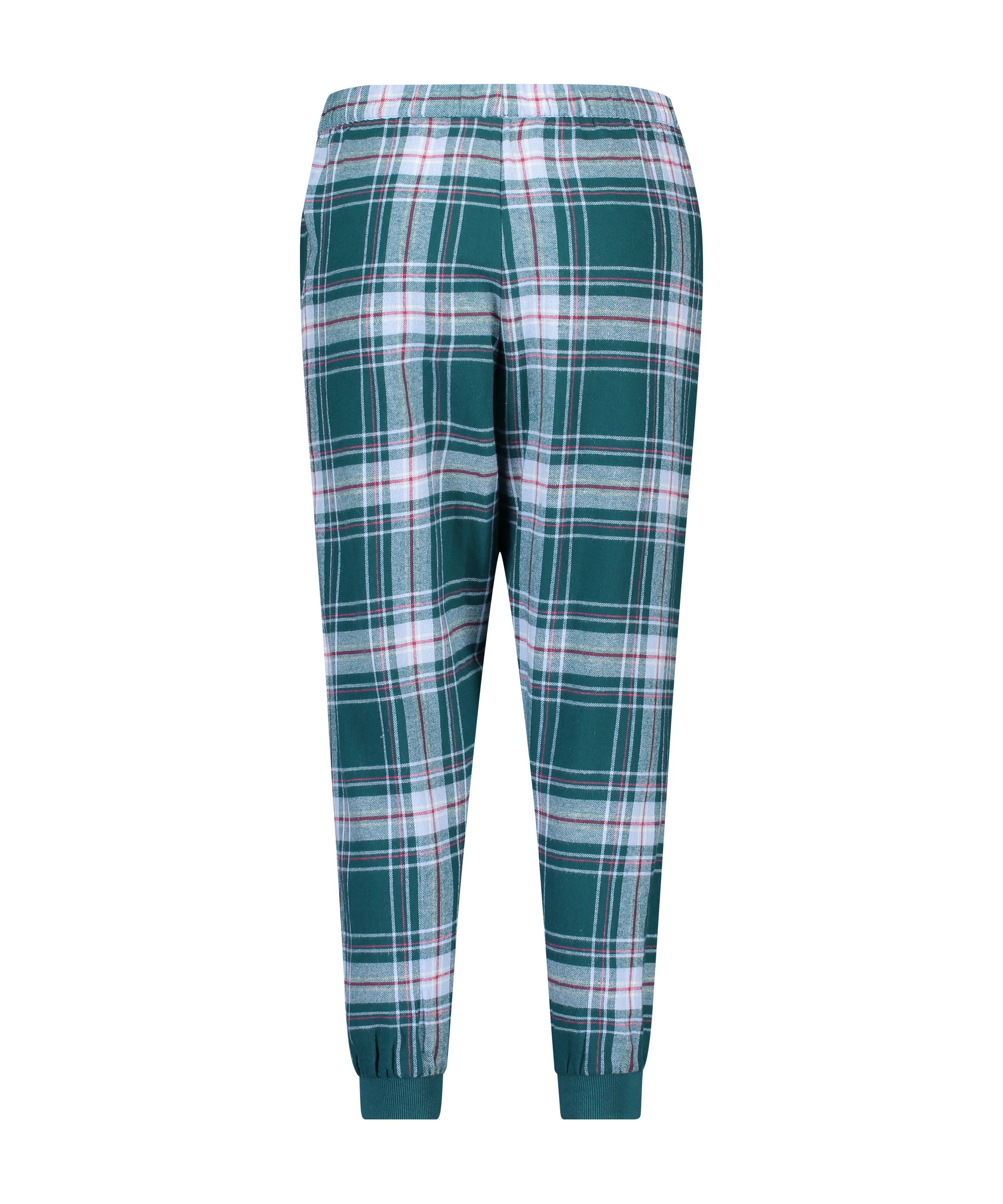 Sm&aring; Pyjamasbukser Twill Check, bl&aring;, main