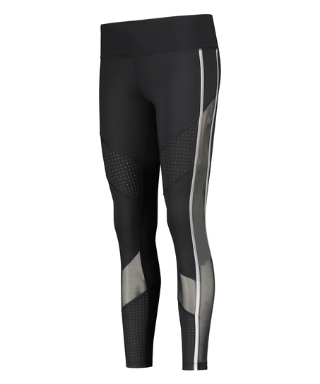 HKMX Regular Waist Sportlegging, Sort