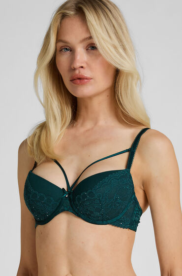 Hunkemöller Formstøbt bøjle-bh Isadora Grøn