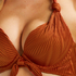Bikinitop med formstøbte push-up-bøjler Galibi I AM Danielle Størrelse A - E, Orange