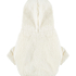 Hunde-onesie, hvid