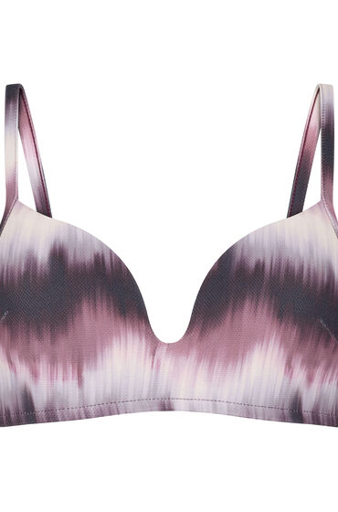 Hunkemöller Polstret Bikinitop Uden Bøjle Mauritius Lilla